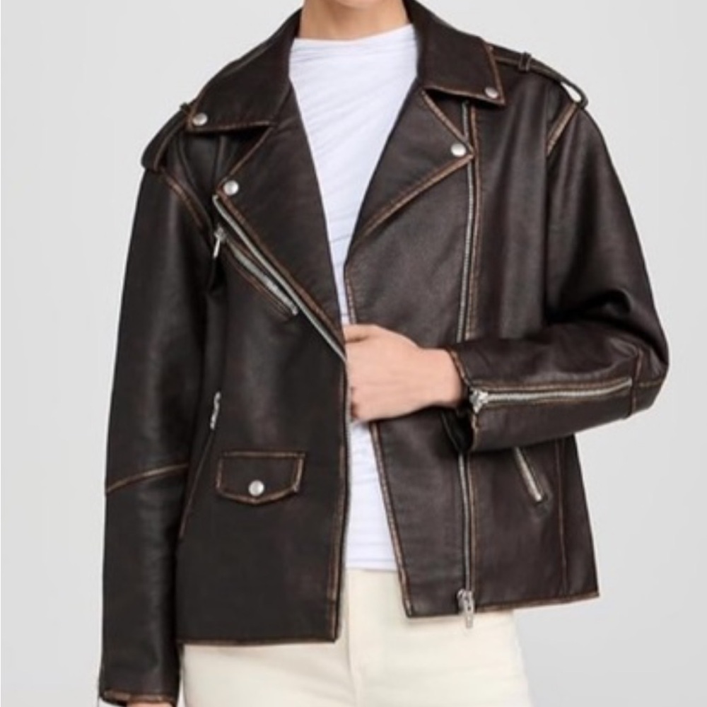 Blank NYC faux leather jacket